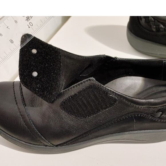 Aetrex Karina Monk Strap Shoes Close Toe Leather Black Womens US 9-9.5 UK 7-7.5 - Picture 10 of 10